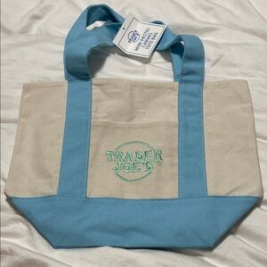 Trader Joe’s Mini Pastel Canvas Tote Bag